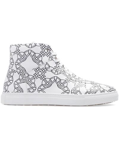 Vivienne Westwood 'apollo' High-top Trainers - White