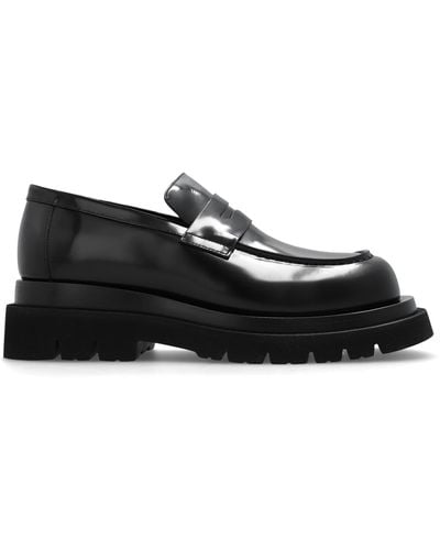 Bottega Veneta Leather Loafers - Black