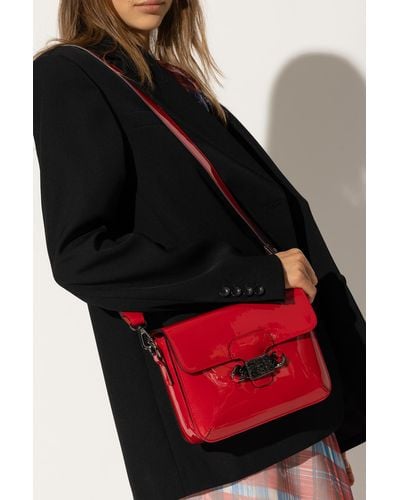 Casadei ‘Mia’ Shoulder Bag - Red