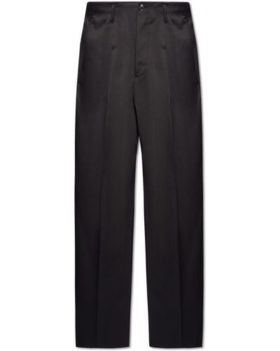 Vivienne Westwood 'raf' Pleat-front Trousers In Wool, - Black