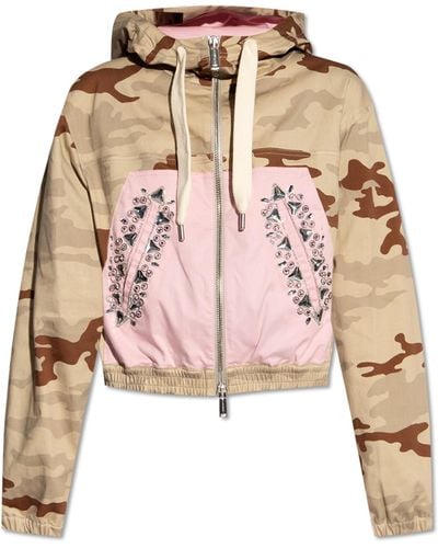 DSquared² Camo Jacket, - Pink