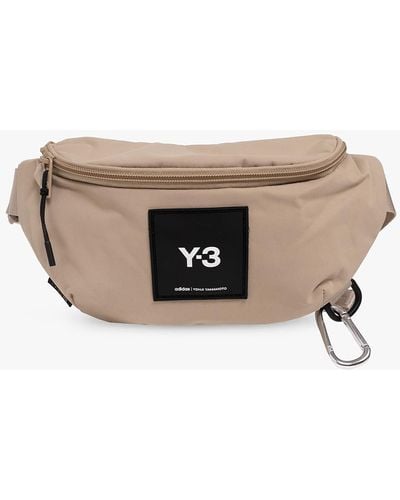 Y-3 Belt Bag With Logo - Natural