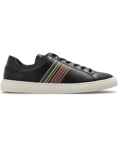 Paul Smith Leather Sneakers, - Black