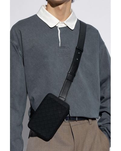 Bottega Veneta 'tech Mini' Shoulder Bag, - Black