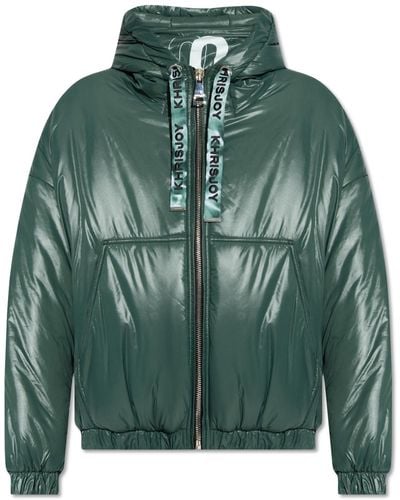 Khrisjoy Hooded Puffer Jacket - Green