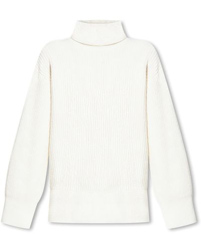 Notes Du Nord ‘Ivalu’ Loose-Fitting Turtleneck Sweater - White