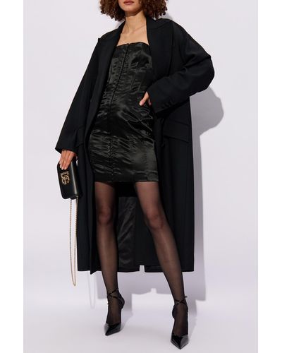 Dolce & Gabbana Strapless Corset Dress, - Black
