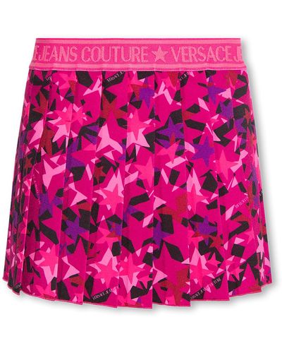 Versace Jeans Couture Pleated Skirt - Pink