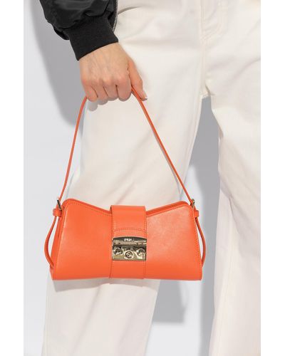 Furla 'metropolis Small' Shoulder Bag, - Orange