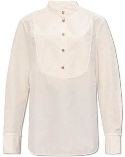 Chloé Cotton Shirt, - White