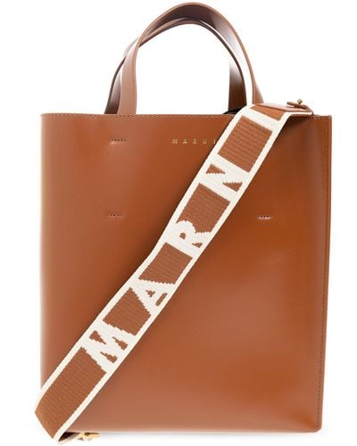 Marni ‘Museo’ Shopper Bag - Brown