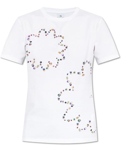 PS by Paul Smith Printed T-shirt, - White