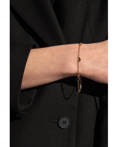 AllSaints Bracelet With Charms, - Black