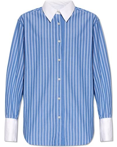 Samsøe & Samsøe 'salovas' Striped Shirt, - Blue