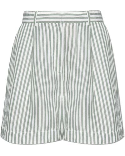 Posse Striped Pattern Shorts 'lorenzo', - White