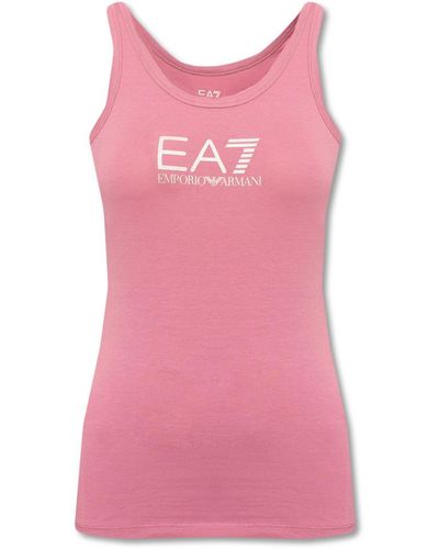 EA7 Top With Logo - Pink