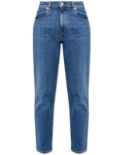 Theory Tapered Leg Jeans, - Blue