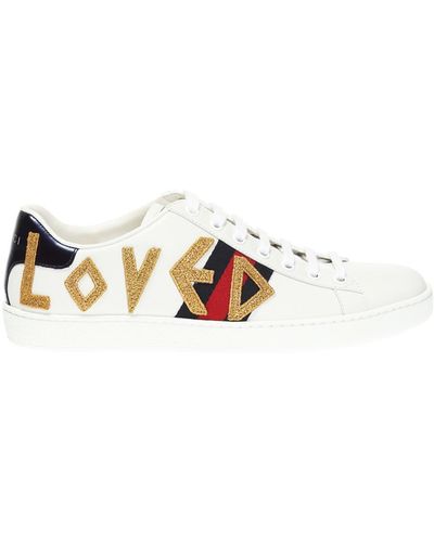 Gucci 'ace' Trainers - Metallic