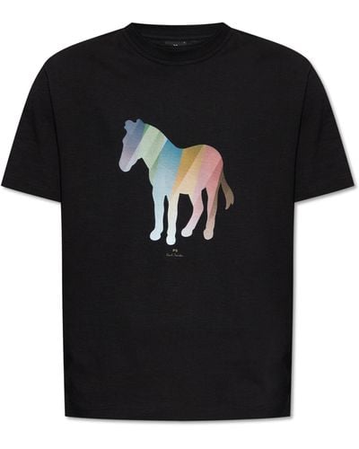 PS by Paul Smith Ps Cotton T-Shirt - Black