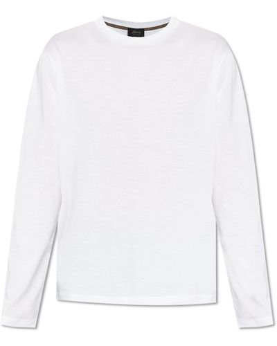Brioni Long Sleeve T-Shirt - White