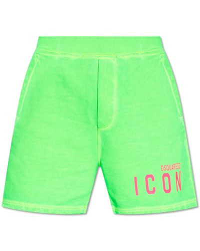 DSquared² Shorts With Logo - Green
