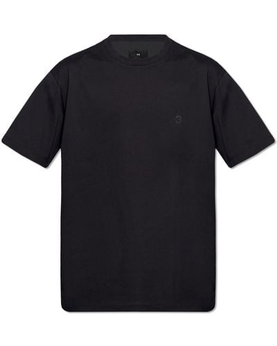 Y-3 T-shirt With Logo, - Black