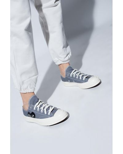 COMME DES GARÇONS PLAY Comme Des Garçons Play X Converse 70s Canvas Low-top Sneakers - Gray
