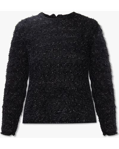 Balenciaga Tweed Top - Black
