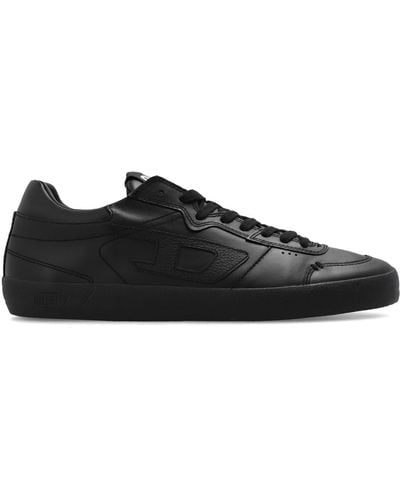 DIESEL S Athene Low-top Leather Sneakers - Black