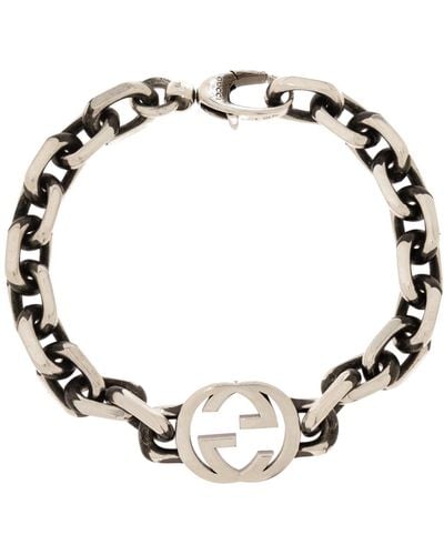 Gucci Silver Bracelet, - Metallic