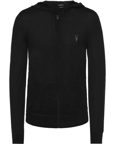 AllSaints 'Mode' Logo-Embroidered Sweatshirt - Black