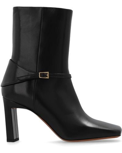 Wandler 'isa' Heeled Ankle Boots, - Black