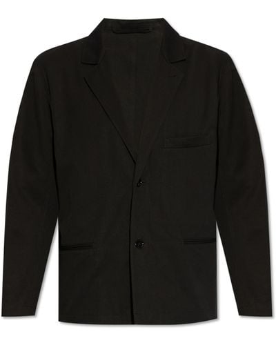 Lemaire Single-breasted Blazer, - Black