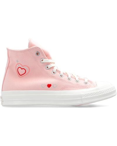 Converse 'chuck 70 Y2k Heart' High-top Sneakers, - Pink
