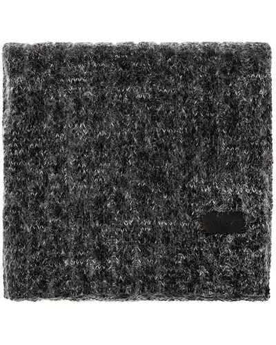 Saint Laurent Wool Scarf - Black