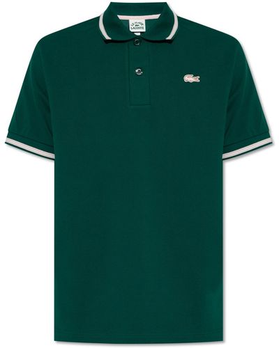 Lacoste Polo Shirt With Logo, - Green