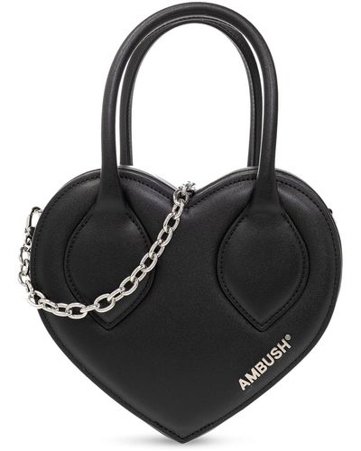 Ambush ‘Heart’ Shoulder Bag - Black