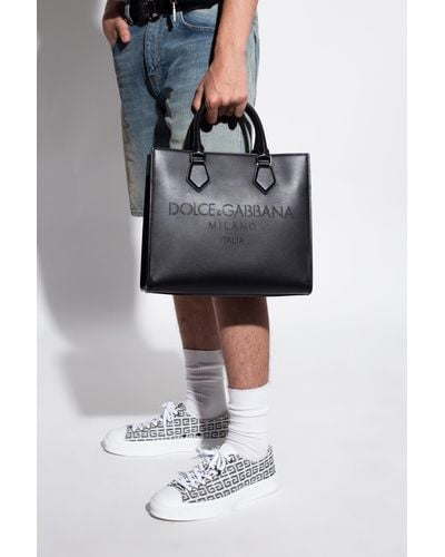 Dolce & Gabbana ‘Edge’ Shopper Bag - Black