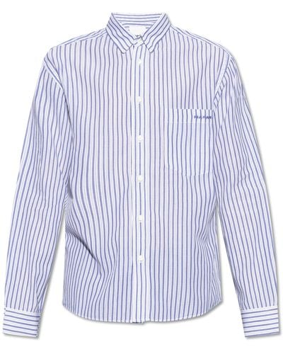 Isabel Marant 'jasolo' Striped Shirt, - Blue