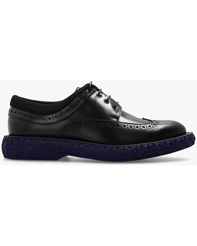 Ferragamo 'marcel' Derby Shoes - Black