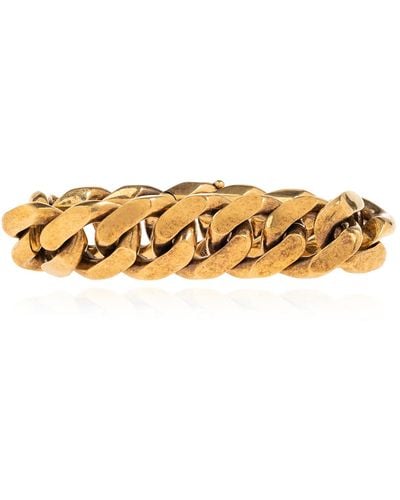 Balenciaga Brass Bracelet, - Metallic