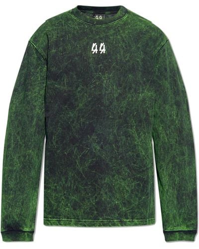 44 Label Group T-shirt With Long Sleeves, - Green