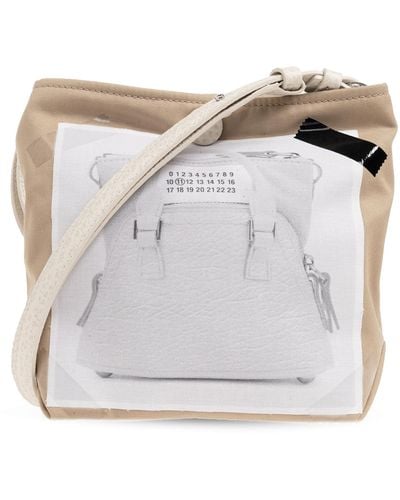 Maison Margiela Shoulder Bag With Logo, - White