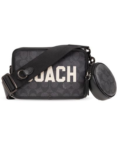 COACH 'charter' Shoulder Bag, - Black