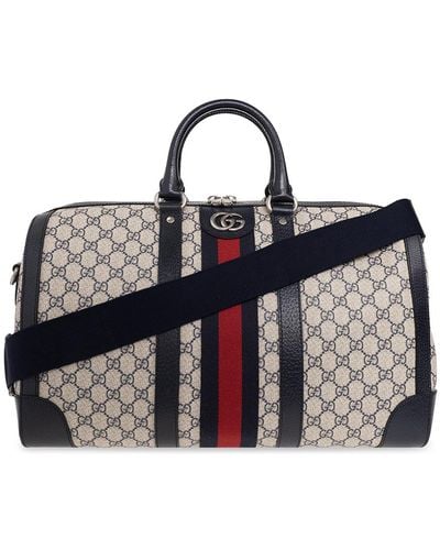 Gucci 'ophidia Medium' Duffel Bag, - Black