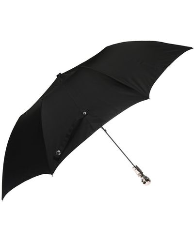 Alexander McQueen Decorative Handle Umbrella, - Black