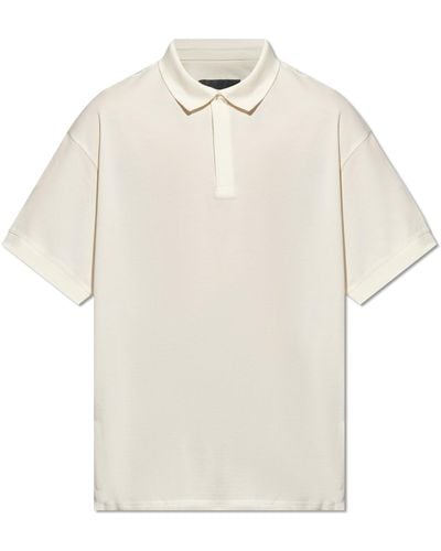 Y-3 Cotton Polo Shirt - White