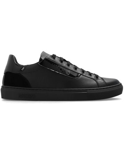 Moschino Trainers With Logo, - Black