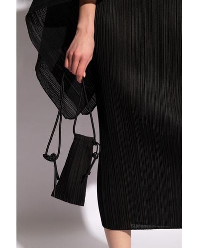 Pleats Please Issey Miyake 'pleats Mini Pochette' Shoulder Bag, - Black