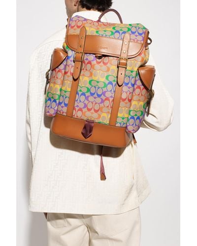 COACH Monogrammed Backpack - Multicolor
